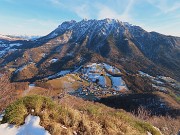 MONTE CASTELLO (croce 1425 – cima 1474 m) da Valpiana di Serina il 7 dicembre 2023 - FOTOGALLERY